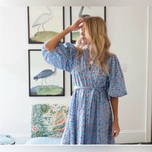 Marea House dress.  Blue multi size L (3)